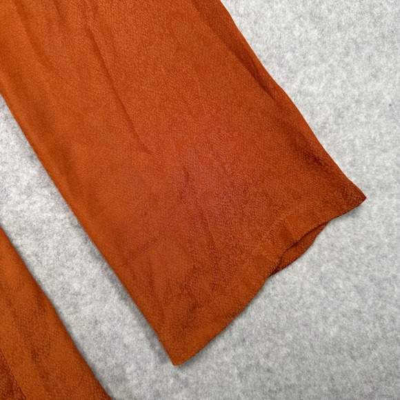 Free People Simone Dress Women's Orange Rust Viscose Blend Blazer Size Small New - Picture 3 of 9